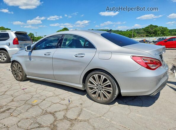 WDDSJ4EB5JN587913 2018 MERCEDES-BENZ CLA-CLASS Gray Trasero izquierdo
