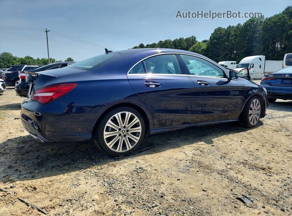 WDDSJ4EB5JN612230 2018 MERCEDES-BENZ CLA-CLASS Синий Задняя правая четверть