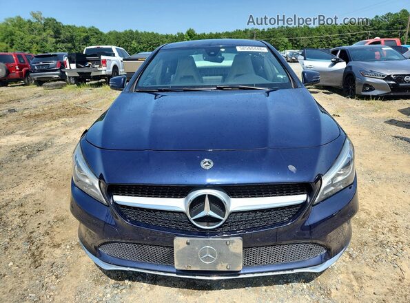 WDDSJ4EB5JN612230 2018 MERCEDES-BENZ CLA-CLASS Синий Вид спереди