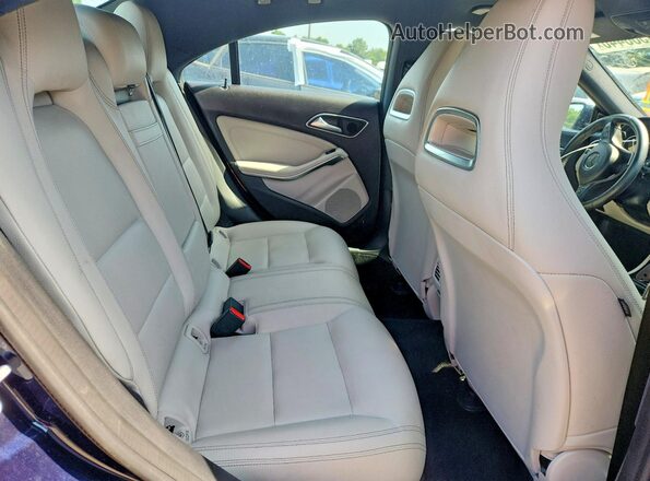WDDSJ4EB5JN612230 2018 MERCEDES-BENZ CLA-CLASS Синий Вид задних сидений