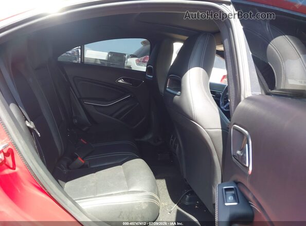 WDDSJ4EB5JN690250 2018 MERCEDES-BENZ CLA 250 Темно-бордовый Вид наклейки с VIN-кодом