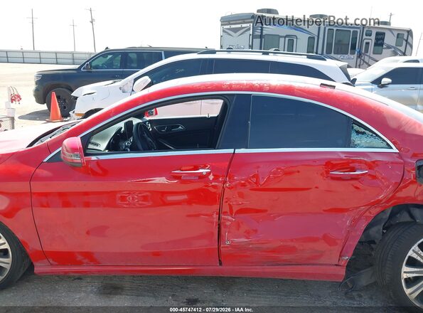 WDDSJ4EB5JN690250 2018 MERCEDES-BENZ CLA 250 Темно-бордовый Вид задней части салона