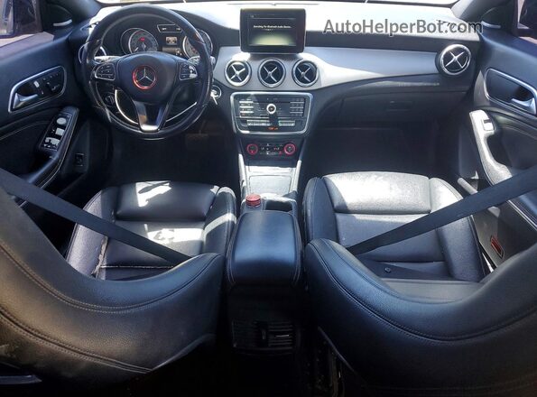 WDDSJ4EB6GN305464 2016 MERCEDES-BENZ CLA-CLASS Black წინა პანელის ხედი