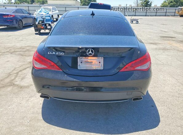 WDDSJ4EB6GN305464 2016 MERCEDES-BENZ CLA-CLASS Black უკანა ხედი