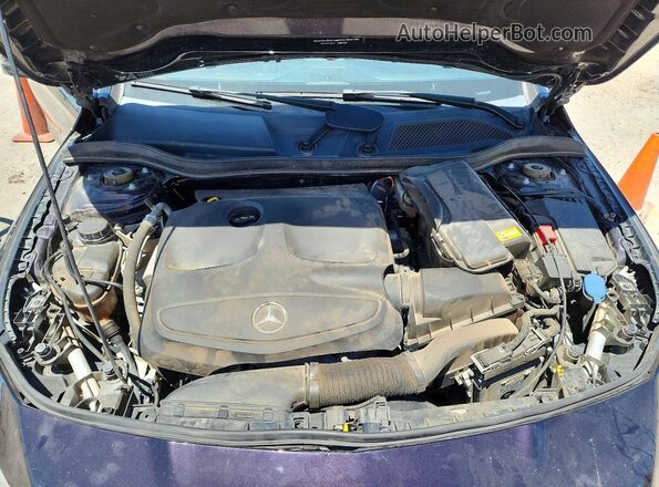 WDDSJ4EB6GN332826 2016 MERCEDES-BENZ CLA-CLASS Purple Սալոնի հետևի տեսք