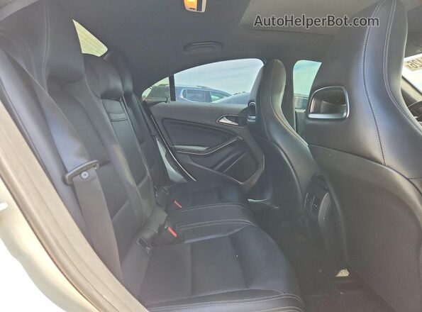 WDDSJ4EB6GN380696 2016 MERCEDES-BENZ CLA-CLASS White Rear seats view