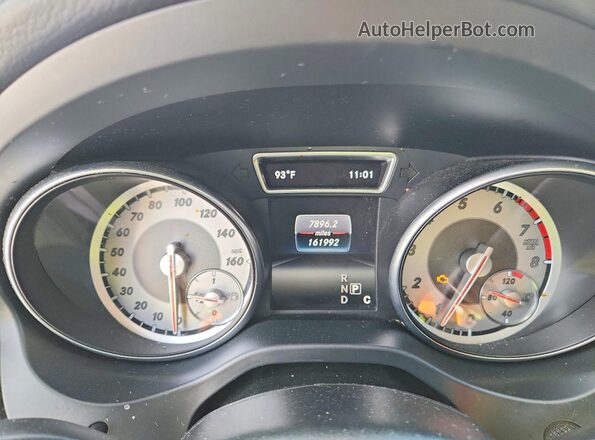 WDDSJ4EB6GN380696 2016 MERCEDES-BENZ CLA-CLASS White Instrument cluster view