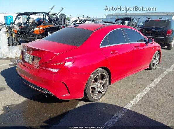WDDSJ4EB6GN386935 2016 MERCEDES-BENZ CLA 250 Красный Задняя правая четверть
