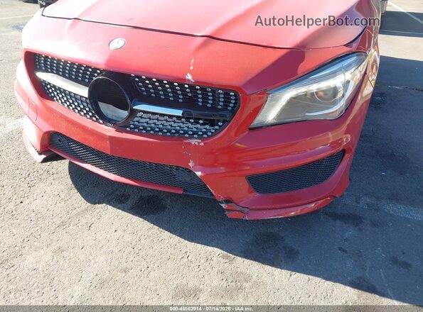 WDDSJ4EB6GN386935 2016 MERCEDES-BENZ CLA 250 Красный Вид спереди