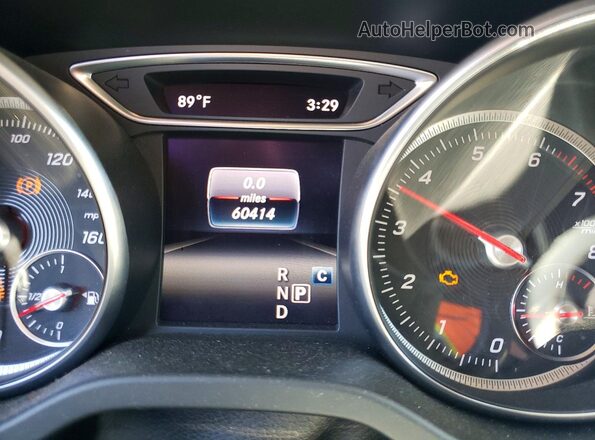 WDDSJ4EB6JN602144 2018 MERCEDES-BENZ CLA-CLASS Black Вид щитка приладів