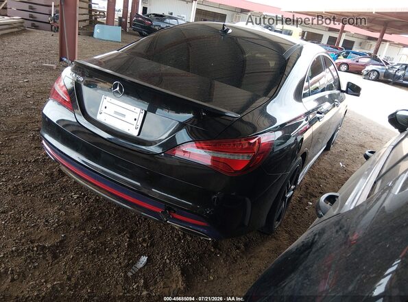WDDSJ4EB6JN603567 2018 MERCEDES-BENZ CLA 250 Black Tył prawy