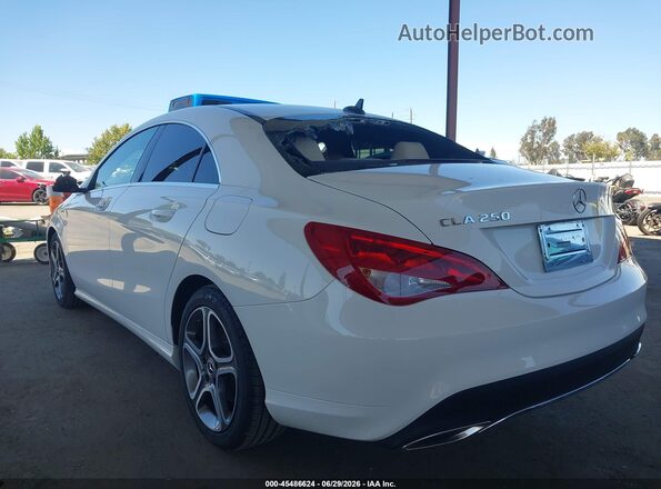 WDDSJ4EB6KN760873 2019 MERCEDES-BENZ CLA 250 Белый Задняя левая четверть