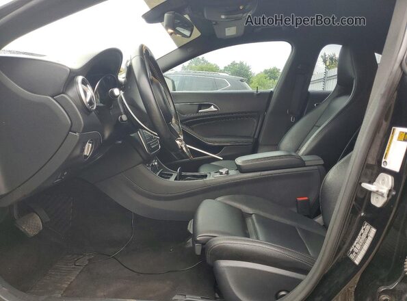 WDDSJ4EB7GN287329 2016 MERCEDES-BENZ CLA-CLASS Black Widok wnętrza z przodu