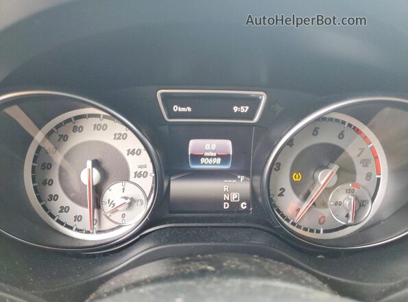 WDDSJ4EB7GN287329 2016 MERCEDES-BENZ CLA-CLASS Black Widok zestawu wskaźników