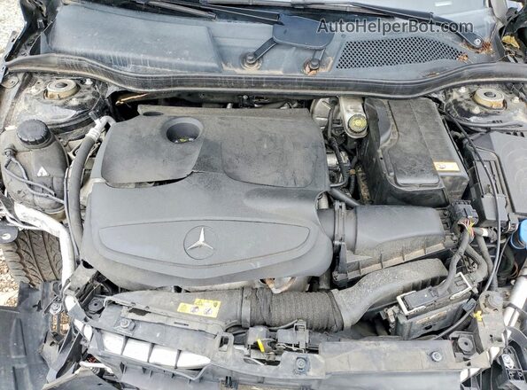WDDSJ4EB7GN287329 2016 MERCEDES-BENZ CLA-CLASS Black Widok wnętrza z tyłu