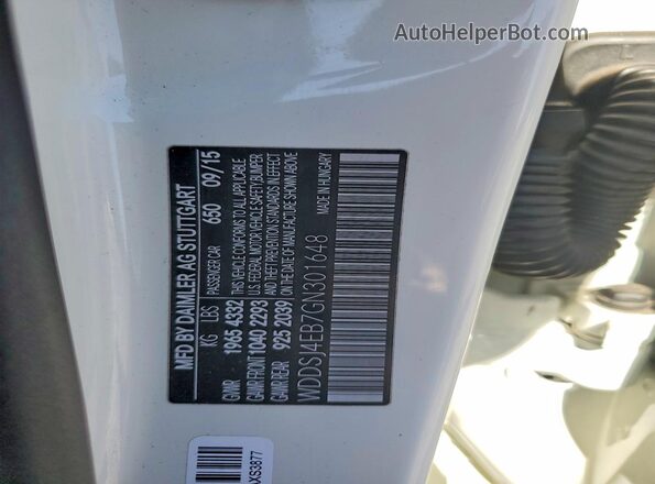 WDDSJ4EB7GN301648 2016 MERCEDES-BENZ CLA-CLASS White Engine compartment view