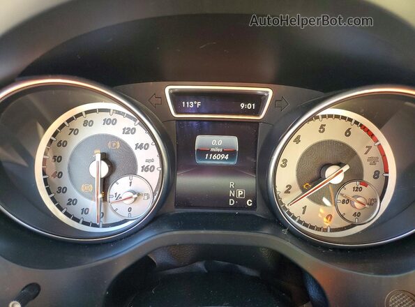 WDDSJ4EB7GN301648 2016 MERCEDES-BENZ CLA-CLASS White Instrument cluster view
