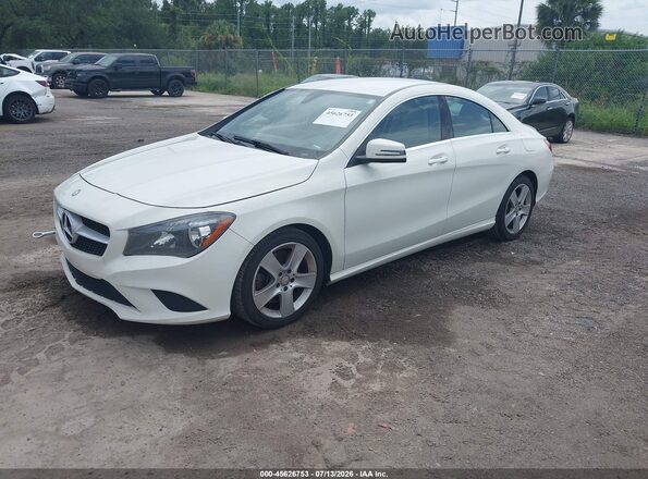 WDDSJ4EB8GN296038 2016 MERCEDES-BENZ CLA 250 Белый Передняя левая четверть