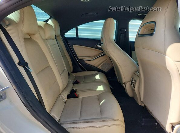 WDDSJ4EB8HN402831 2017 MERCEDES-BENZ CLA-CLASS White Rear seats view