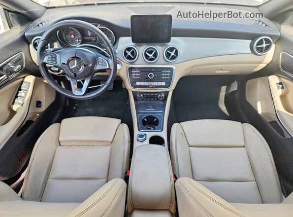 WDDSJ4EB8HN402831 2017 MERCEDES-BENZ CLA-CLASS White Dashboard view