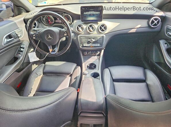 WDDSJ4EB8JN602100 2018 MERCEDES-BENZ CLA-CLASS Black Вид панелі приладів