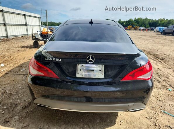 WDDSJ4EB8JN602100 2018 MERCEDES-BENZ CLA-CLASS Black Вид ззаду