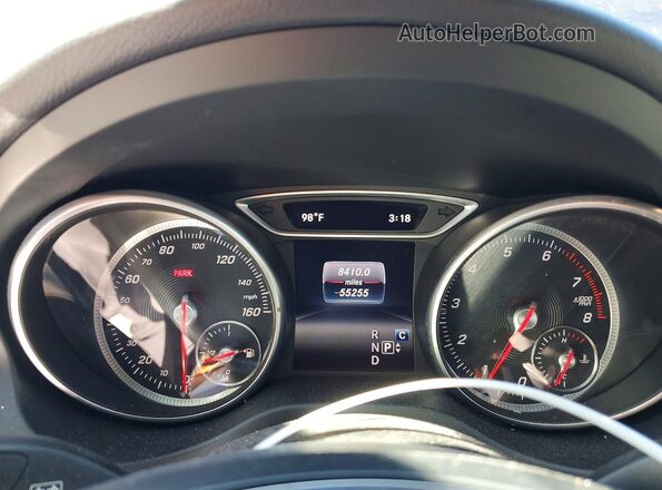 WDDSJ4EB8JN627921 2018 MERCEDES-BENZ CLA-CLASS Blue Вид щитка приладів