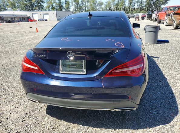 WDDSJ4EB8JN627921 2018 MERCEDES-BENZ CLA-CLASS Blue Вид ззаду
