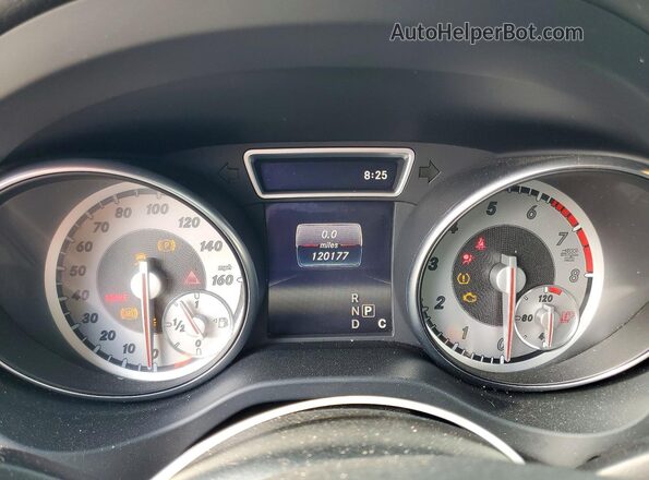 WDDSJ4EB9GN327832 2016 MERCEDES-BENZ CLA-CLASS Gray Вид щитка приладів