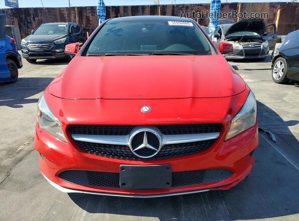 WDDSJ4EB9HN429472 2017 MERCEDES-BENZ CLA-CLASS Red Вид спереду