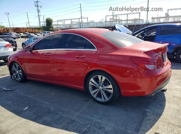 WDDSJ4EB9HN429472 2017 MERCEDES-BENZ CLA-CLASS Red Задня ліва чверть