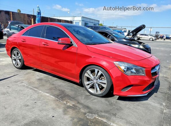 WDDSJ4EB9HN429472 2017 MERCEDES-BENZ CLA-CLASS Red Передня права чверть