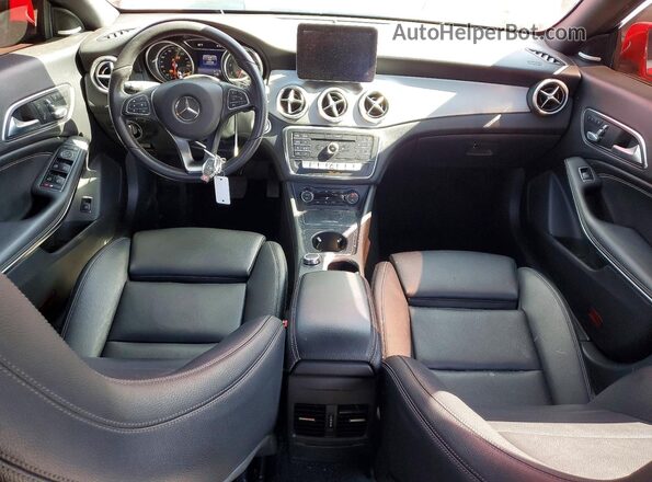 WDDSJ4EB9HN429472 2017 MERCEDES-BENZ CLA-CLASS Red Вид панелі приладів