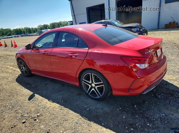 WDDSJ4EB9HN460530 2017 MERCEDES-BENZ CLA-CLASS Red Trasero izquierdo