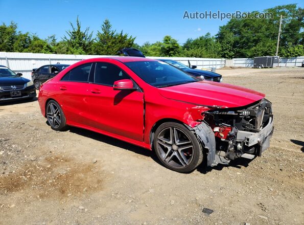 WDDSJ4EB9HN460530 2017 MERCEDES-BENZ CLA-CLASS Red Delantero derecho