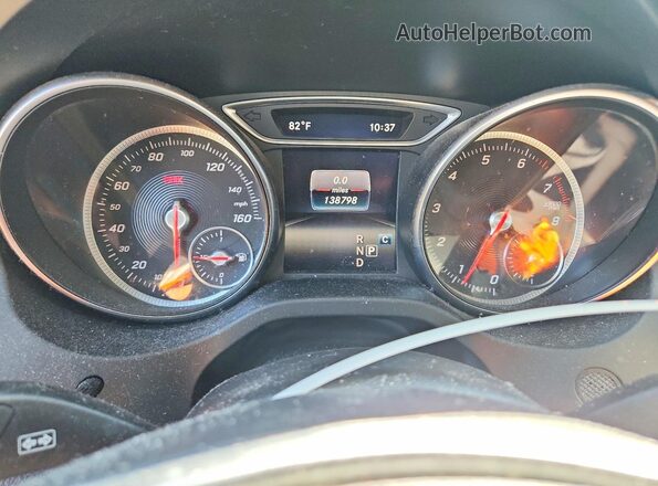 WDDSJ4EB9HN460530 2017 MERCEDES-BENZ CLA-CLASS Red Vista del cuadro de instrumentos