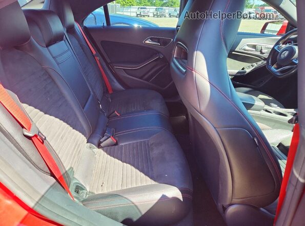 WDDSJ4EB9HN460530 2017 MERCEDES-BENZ CLA-CLASS Red Vista de los asientos traseros