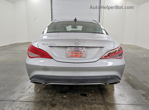 WDDSJ4EB9JN545504 2018 MERCEDES-BENZ CLA-CLASS Silver Հետևի տեսք