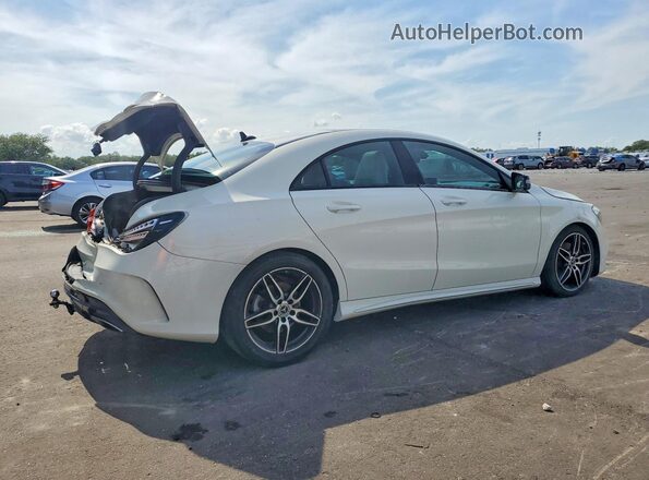 WDDSJ4EB9JN574985 2018 MERCEDES-BENZ CLA-CLASS White Trasero derecho