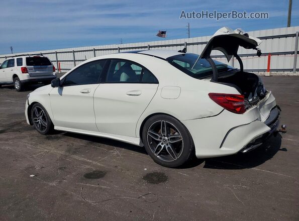 WDDSJ4EB9JN574985 2018 MERCEDES-BENZ CLA-CLASS White Trasero izquierdo