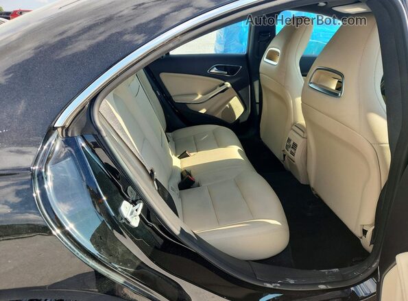 WDDSJ4EB9JN584500 2018 MERCEDES-BENZ CLA-CLASS Black Rear seats view
