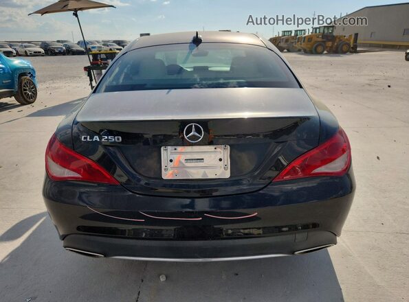 WDDSJ4EB9JN584500 2018 MERCEDES-BENZ CLA-CLASS Black Rear view