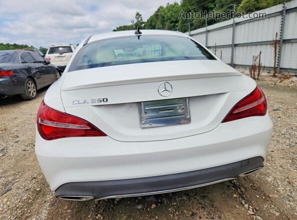 WDDSJ4EB9KN724420 2019 MERCEDES-BENZ CLA-CLASS White Հետևի տեսք
