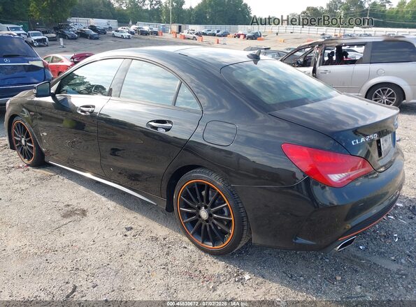 WDDSJ4EBXGN345546 2016 MERCEDES-BENZ CLA 250 Черный Задняя левая четверть
