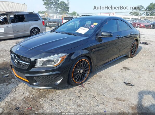 WDDSJ4EBXGN345546 2016 MERCEDES-BENZ CLA 250 Черный Передняя левая четверть
