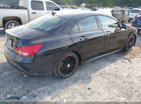 WDDSJ4EBXGN345546 2016 MERCEDES-BENZ CLA 250 Черный Задняя правая четверть