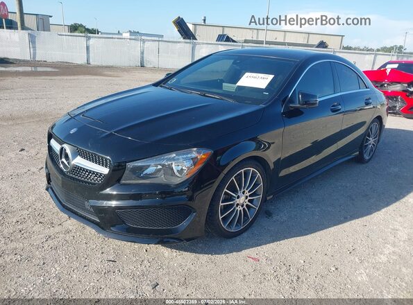 WDDSJ4EBXGN377641 2016 MERCEDES-BENZ CLA 250 Black Vista tres cuartos delantera izquierda