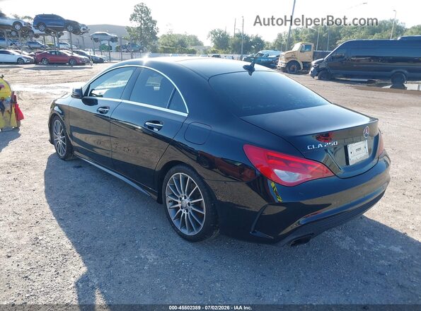 WDDSJ4EBXGN377641 2016 MERCEDES-BENZ CLA 250 Black Trasero izquierdo