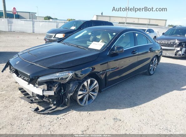 WDDSJ4EBXJN526203 2018 MERCEDES-BENZ CLA 250 Black Front left