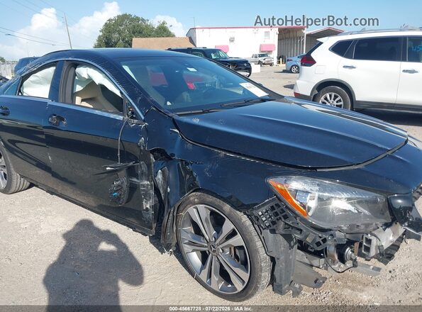 WDDSJ4EBXJN526203 2018 MERCEDES-BENZ CLA 250 Black Front view